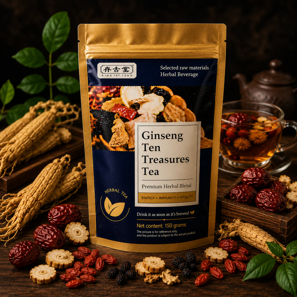 Last Day 49% OFF🔥Ginseng Five Treasure Tea